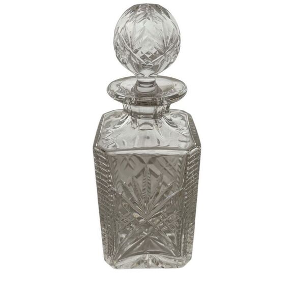 Thomas Webb Square Cut Glass Whiskey Decanter - Picture 2 of 8